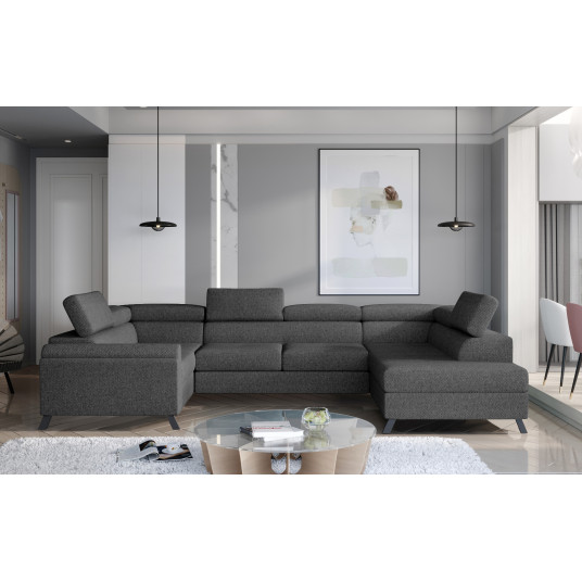 Kampinė sofa Escada su patalynės dėže, audinys Inari 96