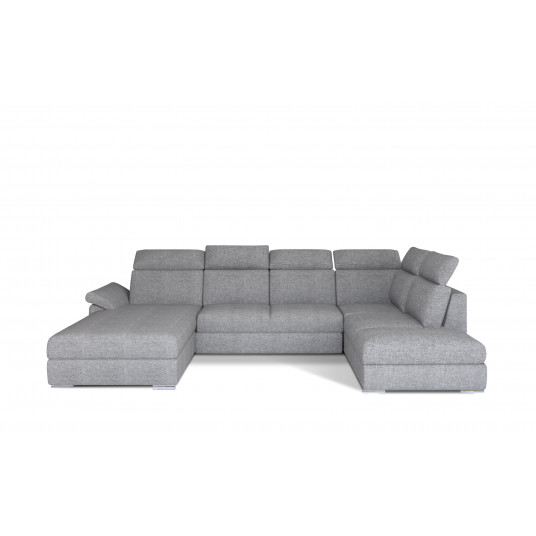 Kampinė sofa Evanell su patalynės dėže, audinys Sawana 21