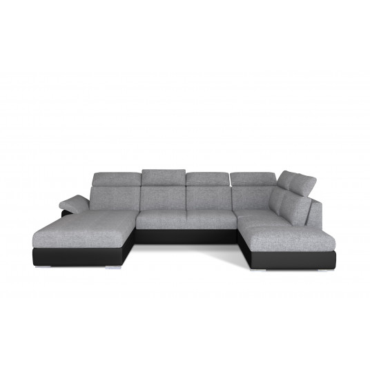 Kampinė sofa Evanell su patalynės dėže, audinys Sawana 21, Soft 11