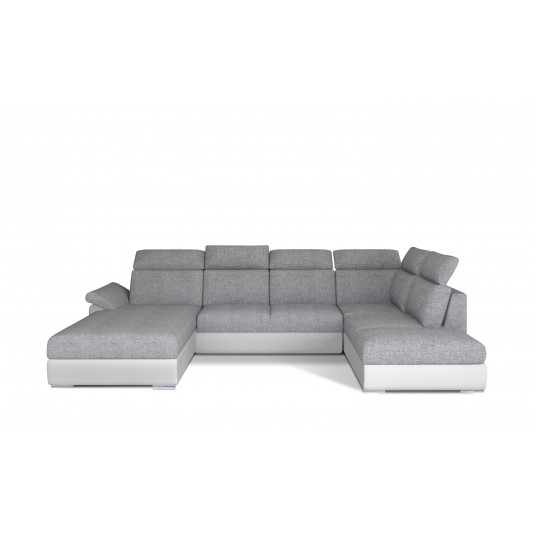 Kampinė sofa Evanell su patalynės dėže, audinys Sawana 21, Soft 17