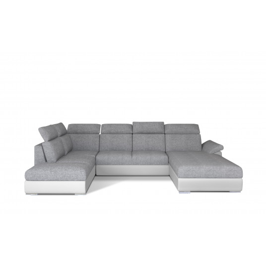 Kampinė sofa Evanell su patalynės dėže, audinys Sawana 21, Soft 17