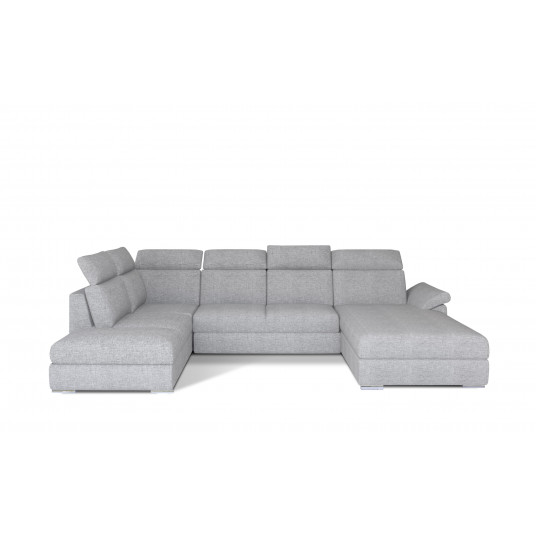 Kampinė sofa Evanell su patalynės dėže, audinys Cover 83