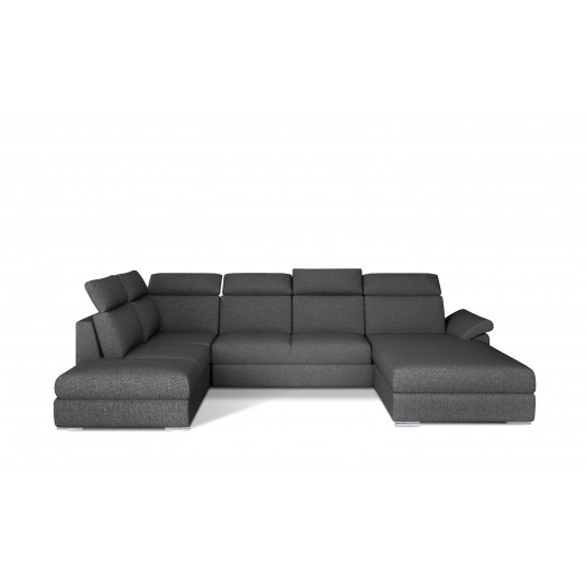 Kampinė sofa Evanell su patalynės dėže, audinys Inari 96