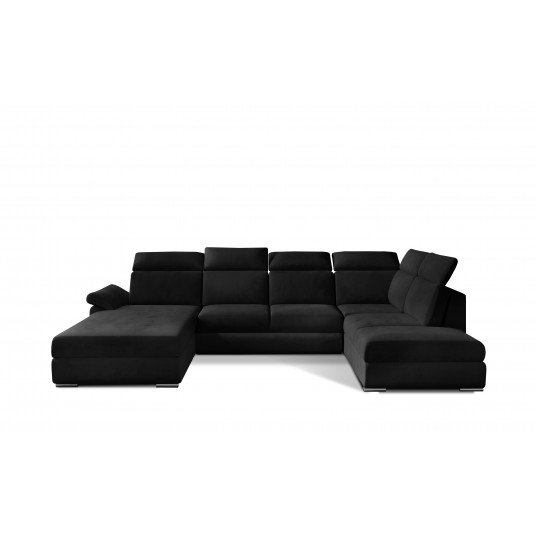  Kampinė sofa Evanell su patalynės dėže, audinys Mat Velvet 99 