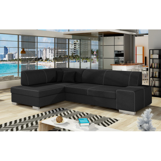  Kampinė sofa Fabio su patalynės dėže, audinys Sawana 14 