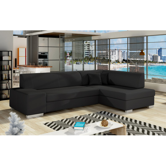  Kampinė sofa Fabio su patalynės dėže, audinys Soft 11 