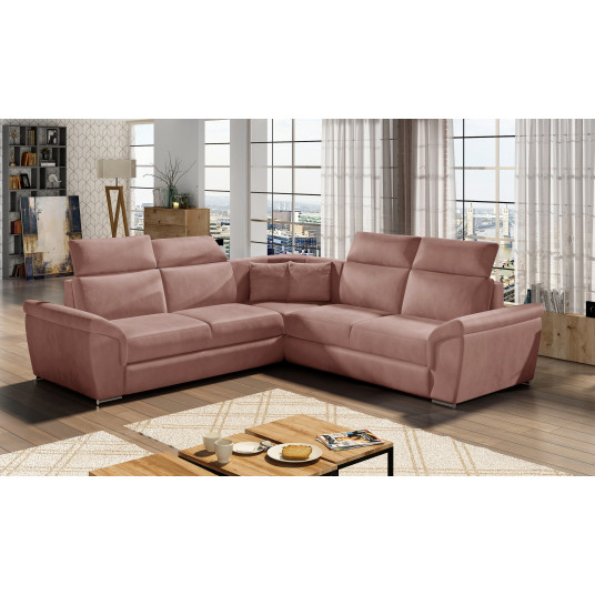  Kampinė sofa Federico su patalynės dėže, audinys Monolith 63 
