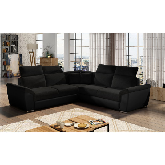  Kampinė sofa Federico su patalynės dėže, audinys Sawana 14, Soft 11 