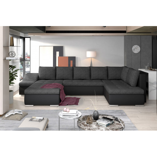  Kampinė sofa Giovanni su patalynės dėže, audinys Berlin 02, Soft 11 