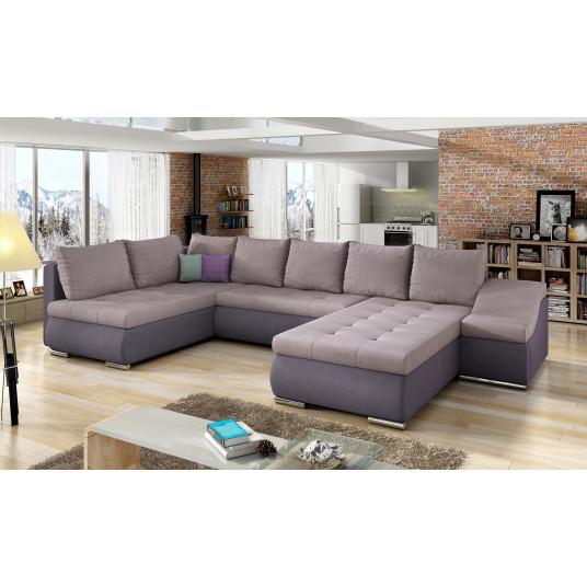 Kampinė sofa Giovanni su patalynės dėže, audinys Soro 61, Soro 65