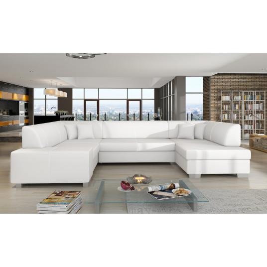 Kampinė sofa Havana su patalynės dėže, audinys Soft 17