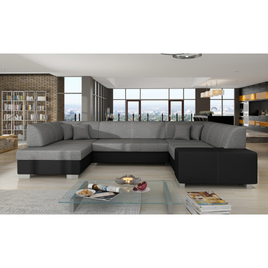 Kampinė sofa Havana su patalynės dėže, audinys Sawana 05, Soft 11