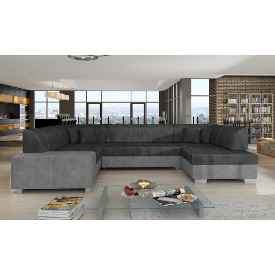  Kampinė sofa Havana su patalynės dėže, audinys Dora 96, Dora 90 
