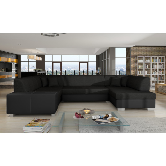 Kampinė sofa Havana su patalynės dėže, audinys Sawana 14, Soft 11