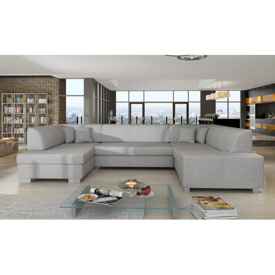 Kampinė sofa Havana su patalynės dėže, audinys Sawana 21