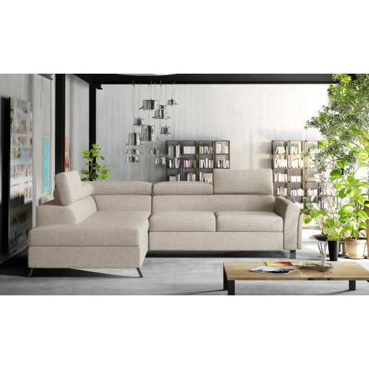  Kampinė sofa Kairos su patalynės dėže, audinys Cover 02 