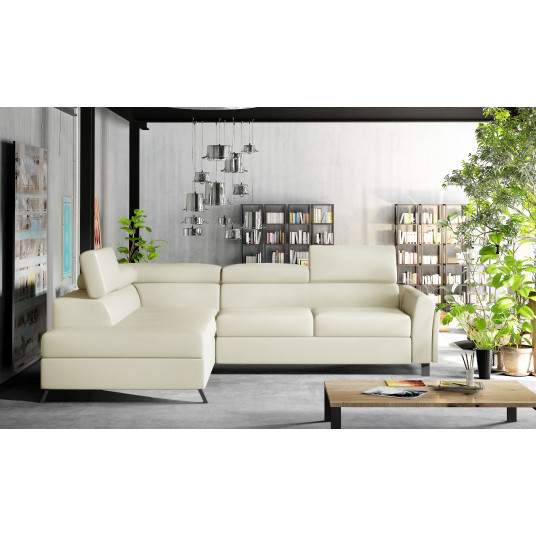  Kampinė sofa Kairos su patalynės dėže, audinys Soft 33 