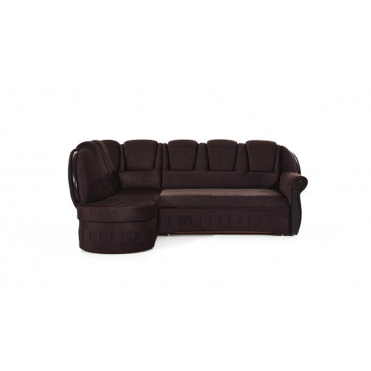 Kampinė sofa Lord su patalynės dėže, audinys Monolith 29