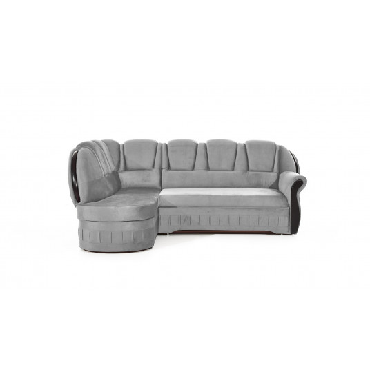 Kampinė sofa Lord su patalynės dėže, audinys Monolith 84