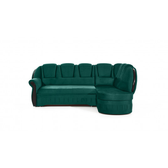 Kampinė sofa Lord su patalynės dėže, audinys Nube 35