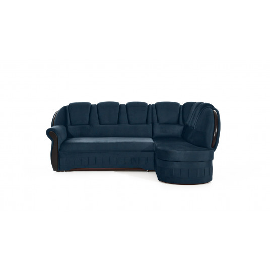 Kampinė sofa Lord su patalynės dėže, audinys Monolith 77