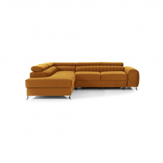 Kampinė sofa Laurence su patalynės dėže, audinys Monolith 48