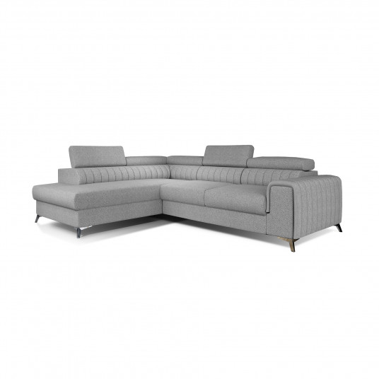 Kampinė sofa Laurence su patalynės dėže, audinys Grande 81