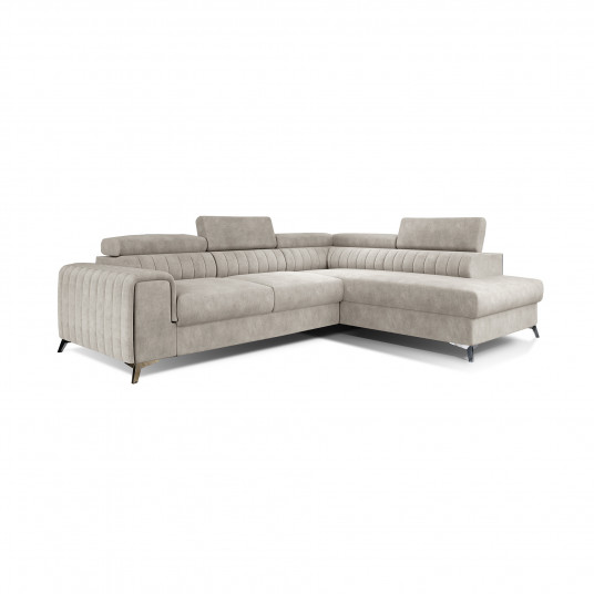  Kampinė sofa Laurence su patalynės dėže, audinys Dora 21 