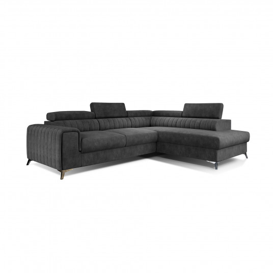  Kampinė sofa Laurence su patalynės dėže, audinys Dora 96 