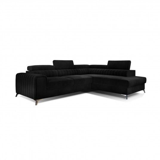  Kampinė sofa Laurence su patalynės dėže, audinys Mat Velvet 99 