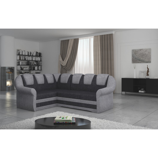 Kampinė sofa Lord_II su patalynės dėže, audinys Dora 96, Dora 90