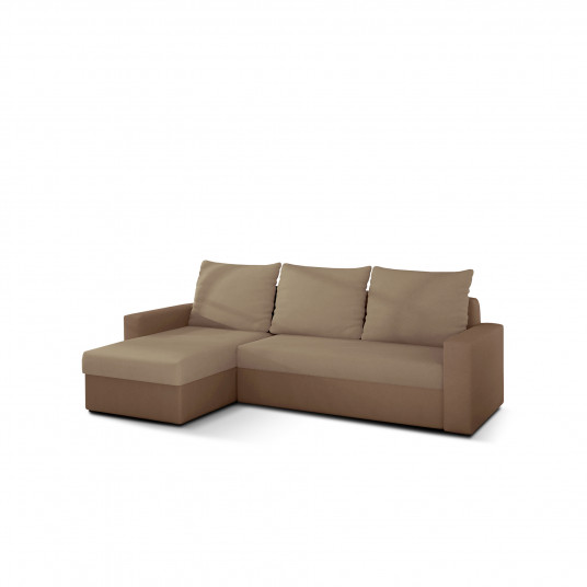 Kampinė sofa Livio su patalynės dėže, audinys Alova 07, Alova 66