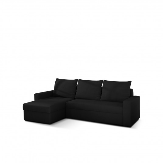 Kampinė sofa Livio su patalynės dėže, audinys Alova 04