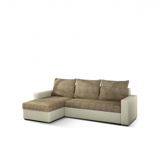  Kampinė sofa Livio su patalynės dėže, audinys Berlin 03, Soft 33 