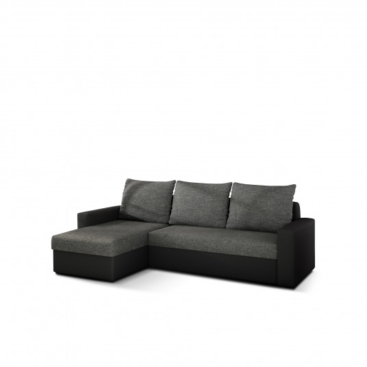  Kampinė sofa Livio su patalynės dėže, audinys Sawana 05, Soft 11 