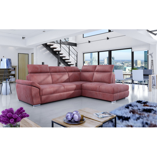  Kampinė sofa Loreto su patalynės dėže, audinys Monolith 63 