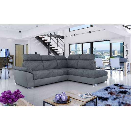 Kampinė sofa Loreto su patalynės dėže, audinys Inari 96, Soft 29