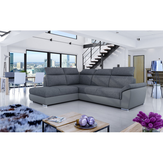 Kampinė sofa Loreto su patalynės dėže, audinys Inari 96, Soft 29