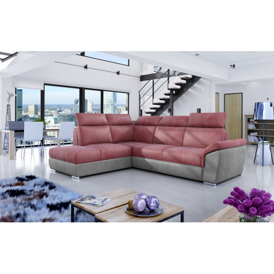  Kampinė sofa Loreto su patalynės dėže, audinys Monolith 63, Monolith 84 