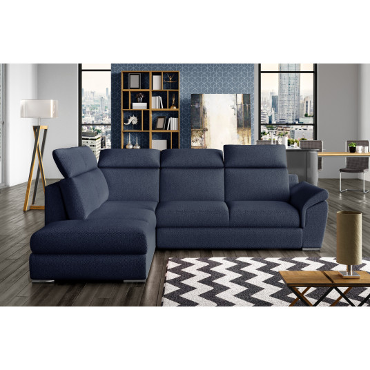  Kampinė sofa Loreto su patalynės dėže, audinys Grande 77 