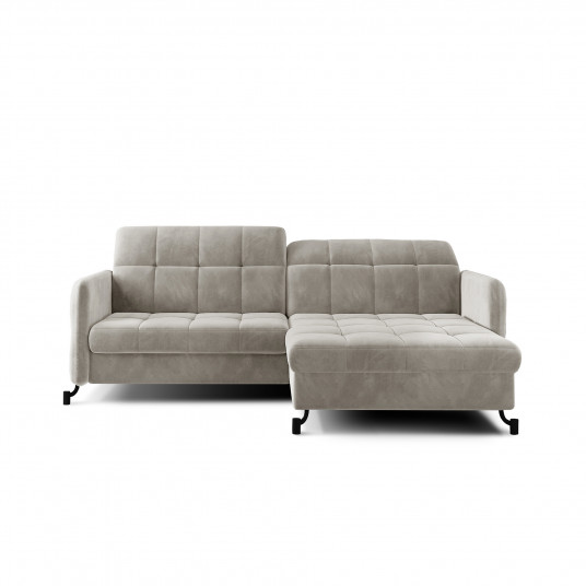 Kampinė sofa Lorelle su patalynės dėže, audinys Paros 02