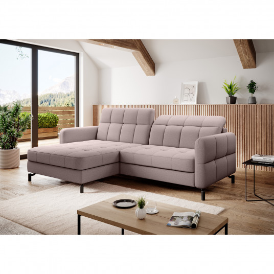  Kampinė sofa Lorelle su patalynės dėže, audinys Omega 91 