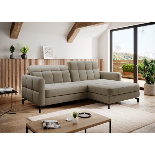 Kampinė sofa Lorelle su patalynės dėže, audinys Inari 23