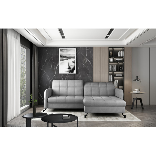 Kampinė sofa Lorelle su patalynės dėže, audinys Texas 92