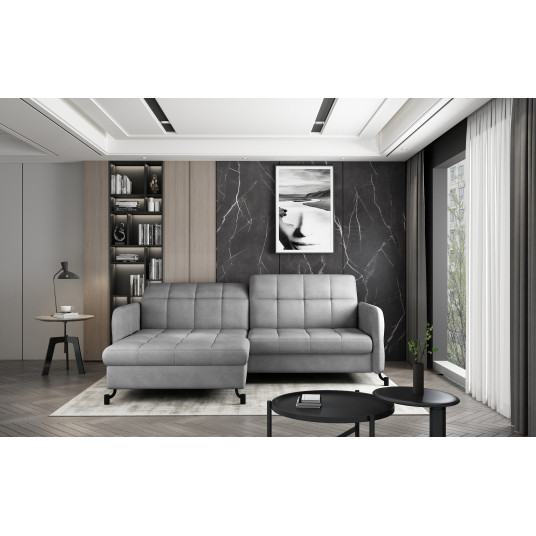 Kampinė sofa Lorelle su patalynės dėže, audinys Texas 92