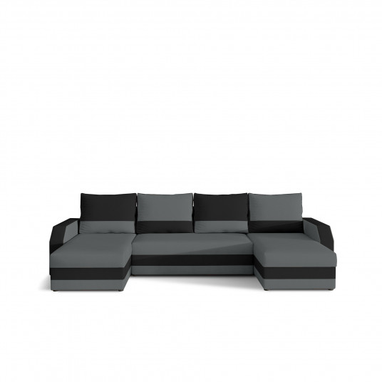 Kampinė sofa Marion su patalynės dėže, audinys Alova 10, Alova 04 