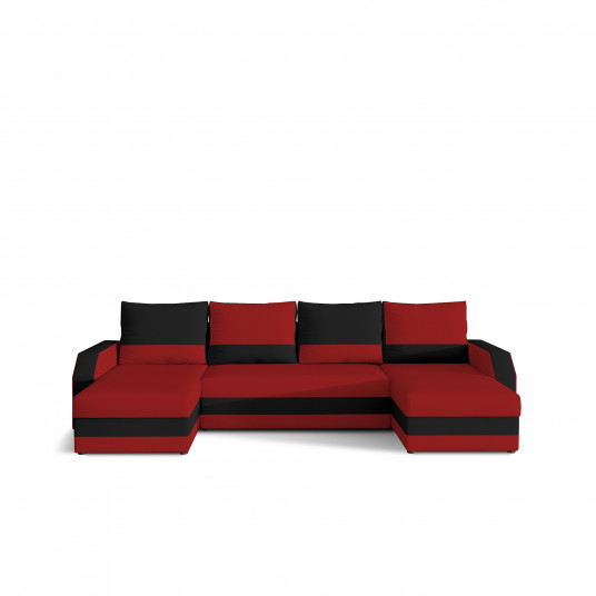  Kampinė sofa Marion su patalynės dėže, audinys Alova 46, Alova 04 