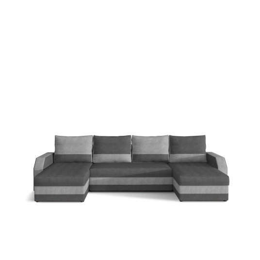 Kampinė sofa Marion su patalynės dėže, audinys Paros 06, Paros 05