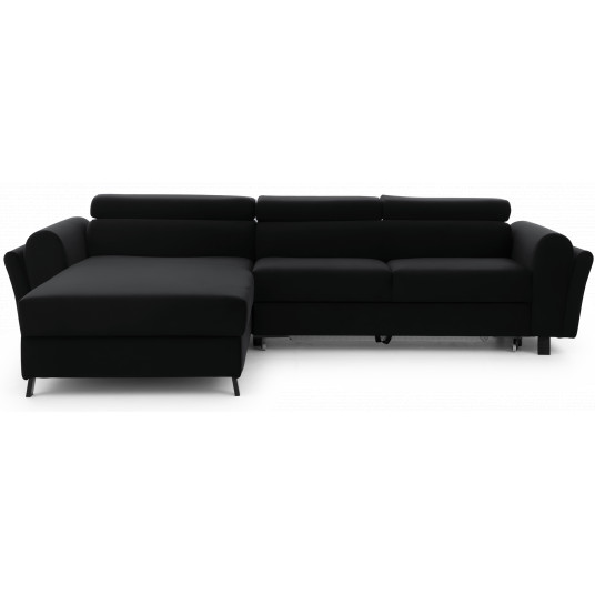 Kampinė sofa Mariall su patalynės dėže, audinys Mat Velvet 99
