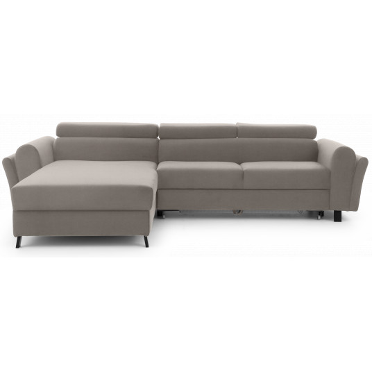 Kampinė sofa Mariall su patalynės dėže, audinys Paros 02